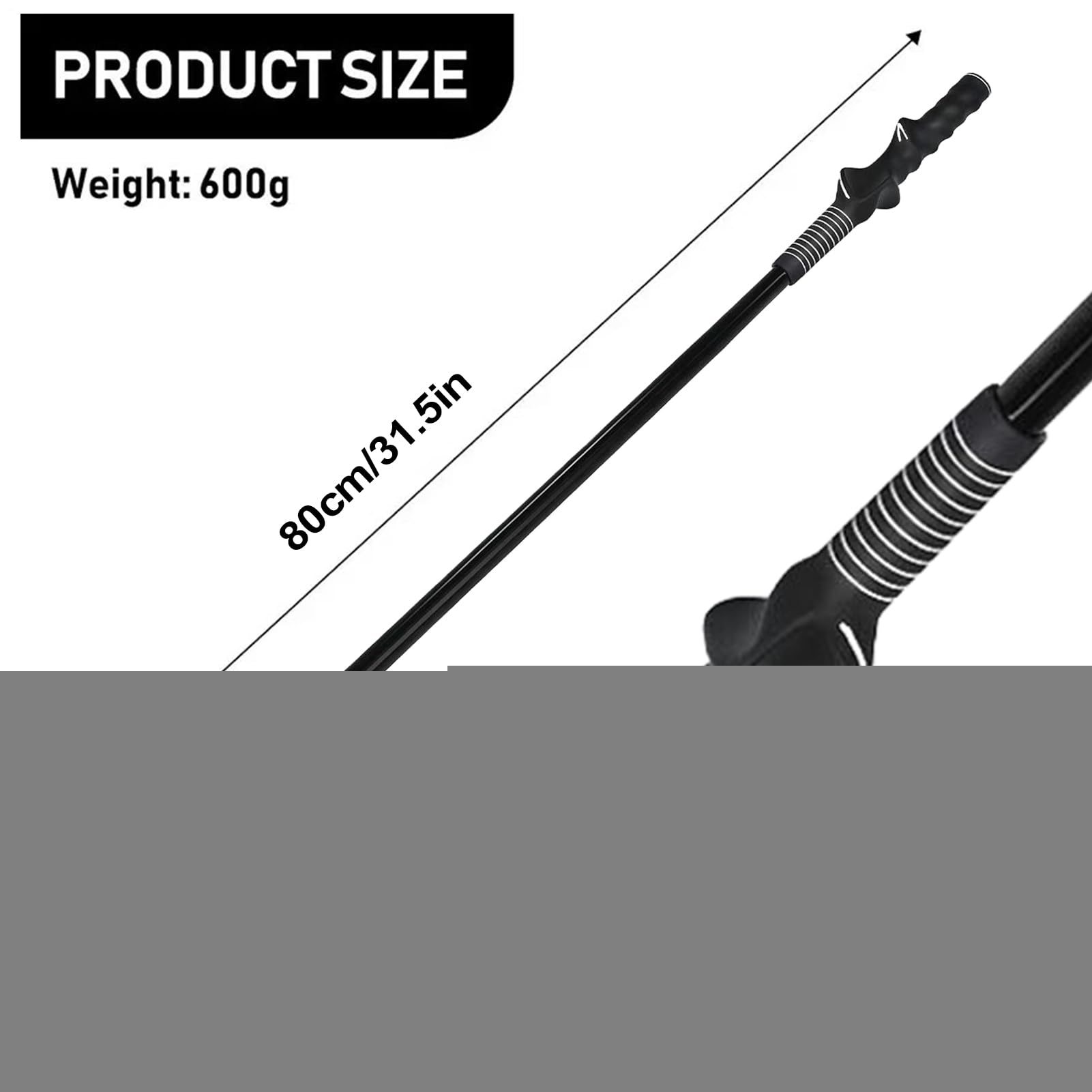 Trener huśtawki golfowej, przenośny przyrząd do korekcji kształtu, narzędzie do wyrównania ruchu, 80 cm, do ćwiczeń i fitnessu, sprzęt sportowy do użytku na świeżym powietrzu, na podwórko, do domu