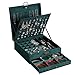 Produktbild GYJOYERO Schmuckkästen für Damen 3 Schichten großer Schmuck-Organizer Aufbewahrungsbox für Ohrringe Halsketten Ringe Armbänder Schmuckhalter abschließbar Schmuckkästchen (grün)