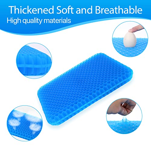 Gel Seat Cushion for Long Sitting (Thick & Extra Large), Gel Cushion