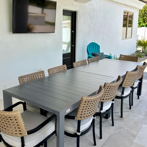 Purple Leaf 121 Inch All-Aluminum Table