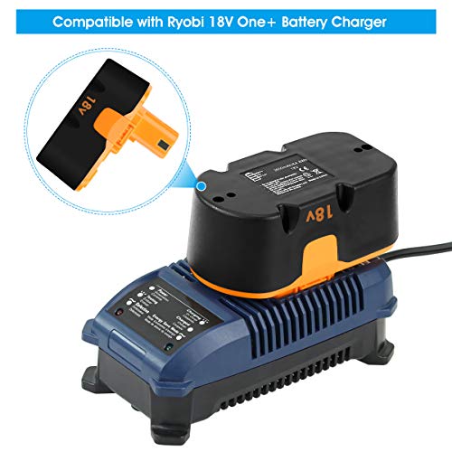 [Upgraded to 3.8Ah] 2 Pack P100 Replacement Battery Compatible with Ryobi 18V One+ Power Tools Replace for P101 ABP1803 BPP1820 1322401 1400672 130224007 1323303 Battery
