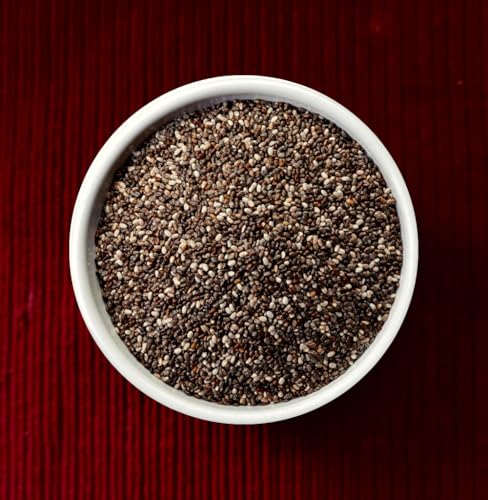 Image of LDF Raw Unroasted Chia Seeds with Omega 3 and Fiber for Weight Loss (1kg)