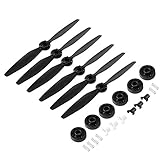 MakerFun Yuneec Typhoon H480 Propellers FPV Drone Propellers blades Replacement 6 pcs 3CW 3CCW Rotor Blade Sets A and B for Yuneec H H480 Black