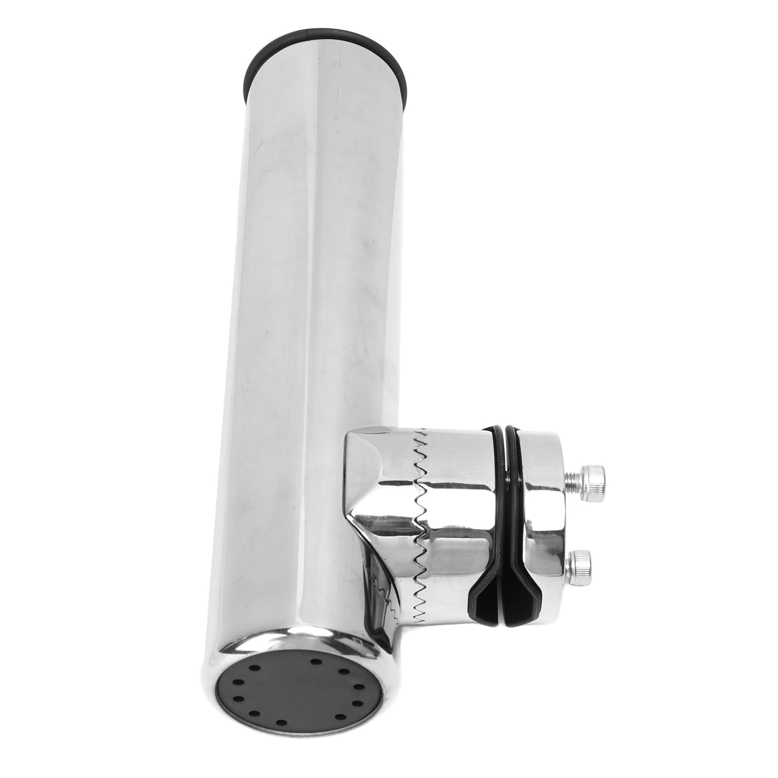 Angelrutenhalter aus Edelstahl 316, verstellbare Schienenklemme