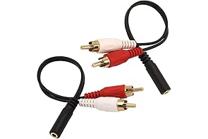 VCE Premium Stereo RCA to 3.5mm Audio Cable