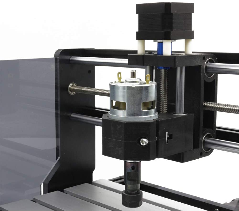 RATTMMOTOR Fresadora CNC 3018-Pro Max máquina de grabado CNC, 3 ejes, GRBL Offline, dimensiones 420 x 350 x 270 mm, sistema ER11 para grabado en PVC PCB tallado en madera DIY