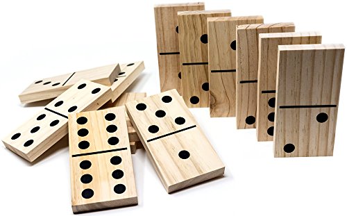 Price comparison product image Brimtoy Jumbo / Giant Wooden Dominoes