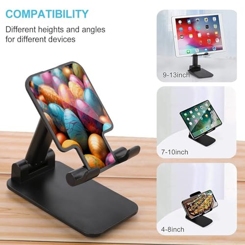 Support téléphone réglable pour bureau, accessoire pliable Pâques