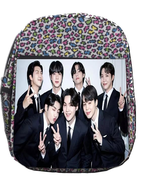 MERCHANDMANIA MOCHILA LUNARES ESTAMPADA BTS grupo gala fan meeting japon cantantes colegio picnic excursión deporte niños