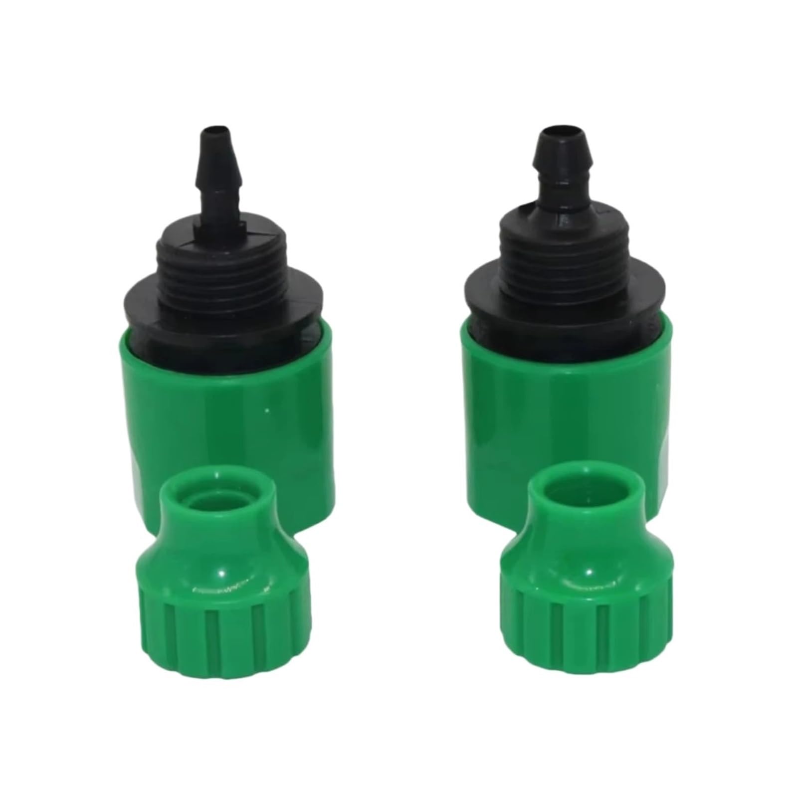 Garden Hose Connector 2Pcs 4/7mm 8/11mm Hose Barbed Quick Connectors Garden Wate Irrigation Drip Coupling Connecting Tool(Color-1)