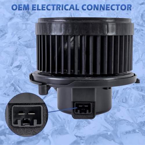 Image of AC Heater Blower Motor Assembly with Fan Cage 700211 15781505 Compatible with 2006-2017 Chevy Equinox Compatible with 2012-2015 Captiva Sport Compatible with 2010-2017 GMC Terrain