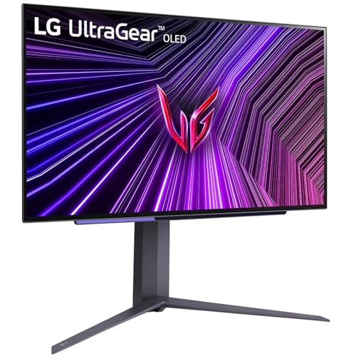 Image of LG 27 inch Ultragear OLED QHD Gaming Monitor(2560 x 1440) 240Hz, 0.03ms, G-Sync Compatible, AMD FreeSync, 1.5M:1 Contrast Ratio, HDR True Black 400, virtually Borderless,Height, Pivot,Tilt,27GS95QE