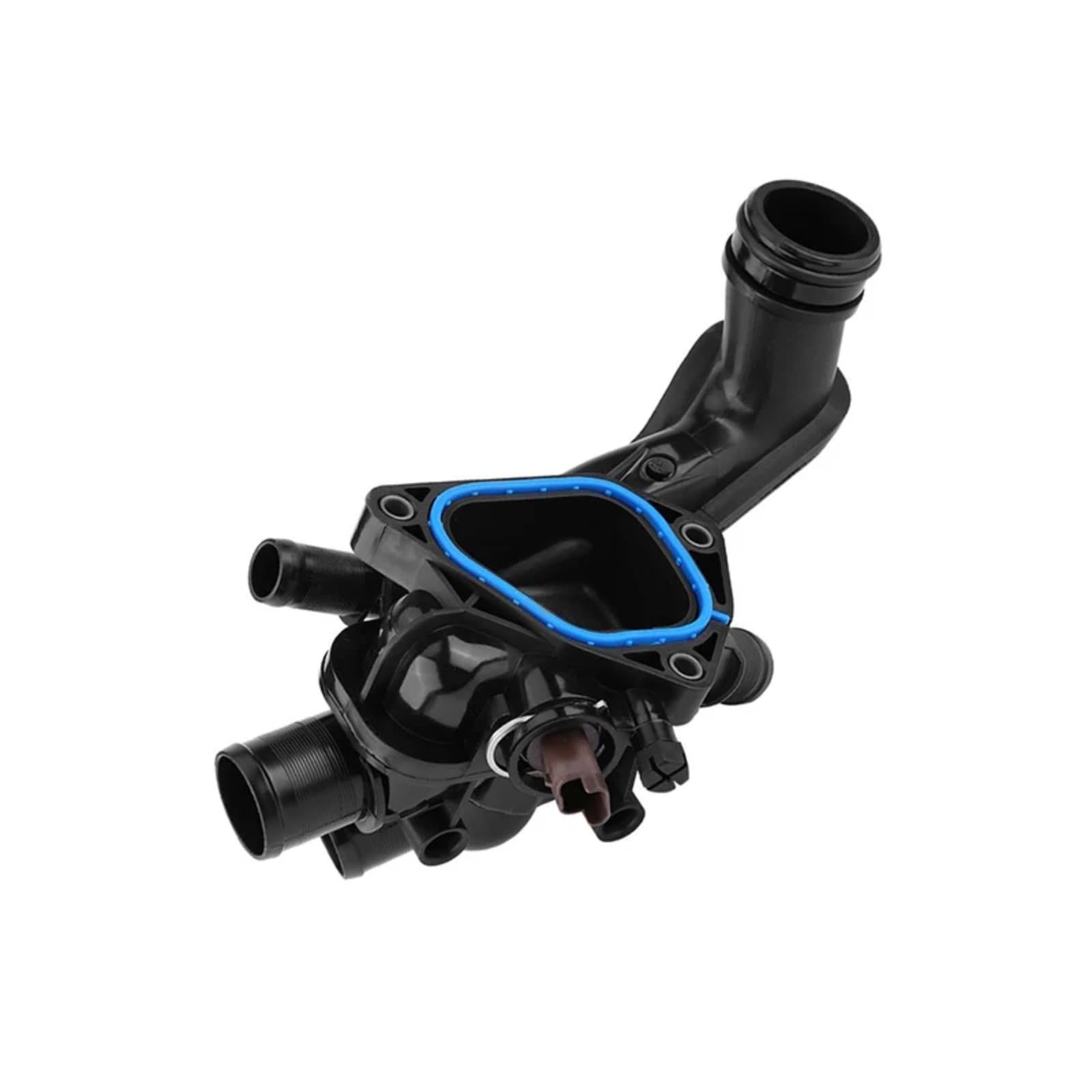 Termostato Motore Flangia Acqua Regolatore Liquido Raffreddamento Con Scatola 11537534521 Compatibile Con Peugeot Per 308 508 2008 3008 1336Z6 1336.Z6 Termostato motore alloggiamento