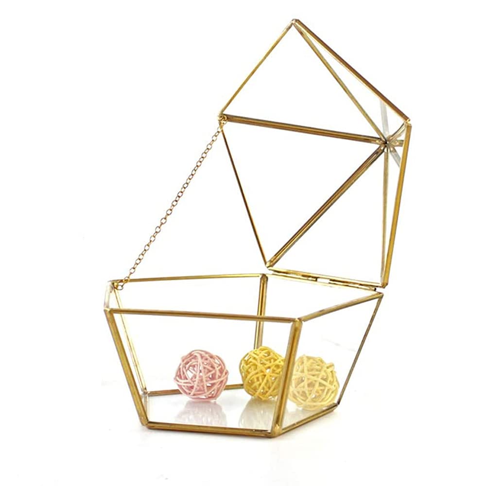 Geometryczne terrarium ze szkła, szklane szkatułki na biżuterię, geometryczne szkło, terrarium, pudełko na biżuterię, szkło terrarium, na ceremonie, wesele, dekoracja na doniczkę