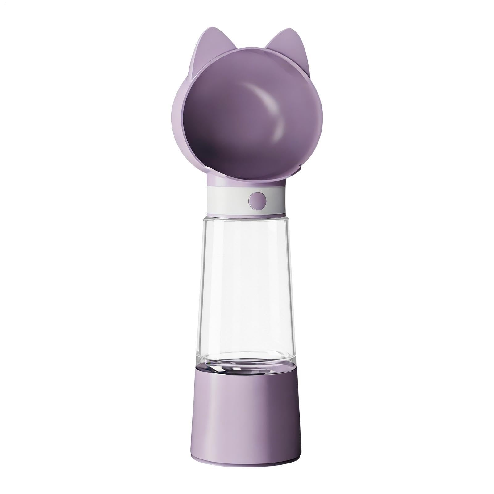 Bouteille d'eau pour chien portable 2 en 1 anti-fuite de 500ml pour randonnée et voyage