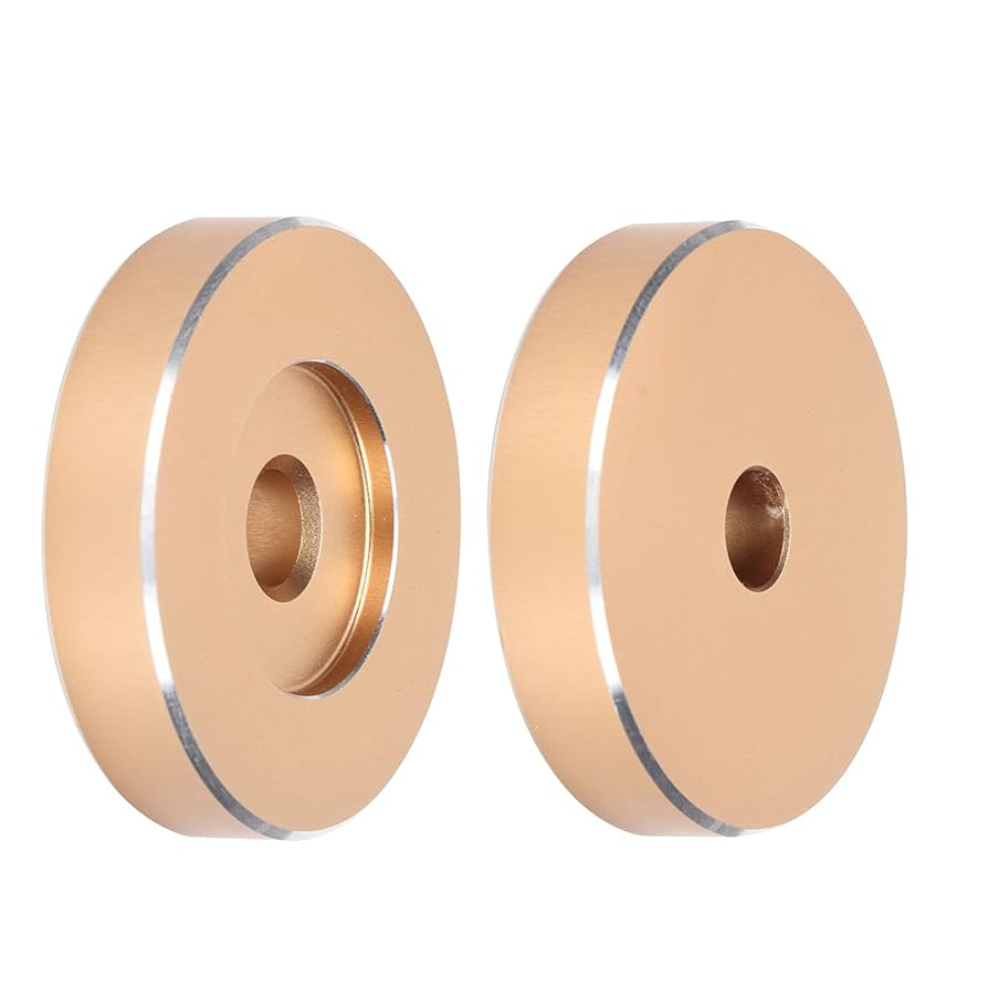 Amazon.co.jp: アルミ製レコードターンテーブル 黒色 45 RPM