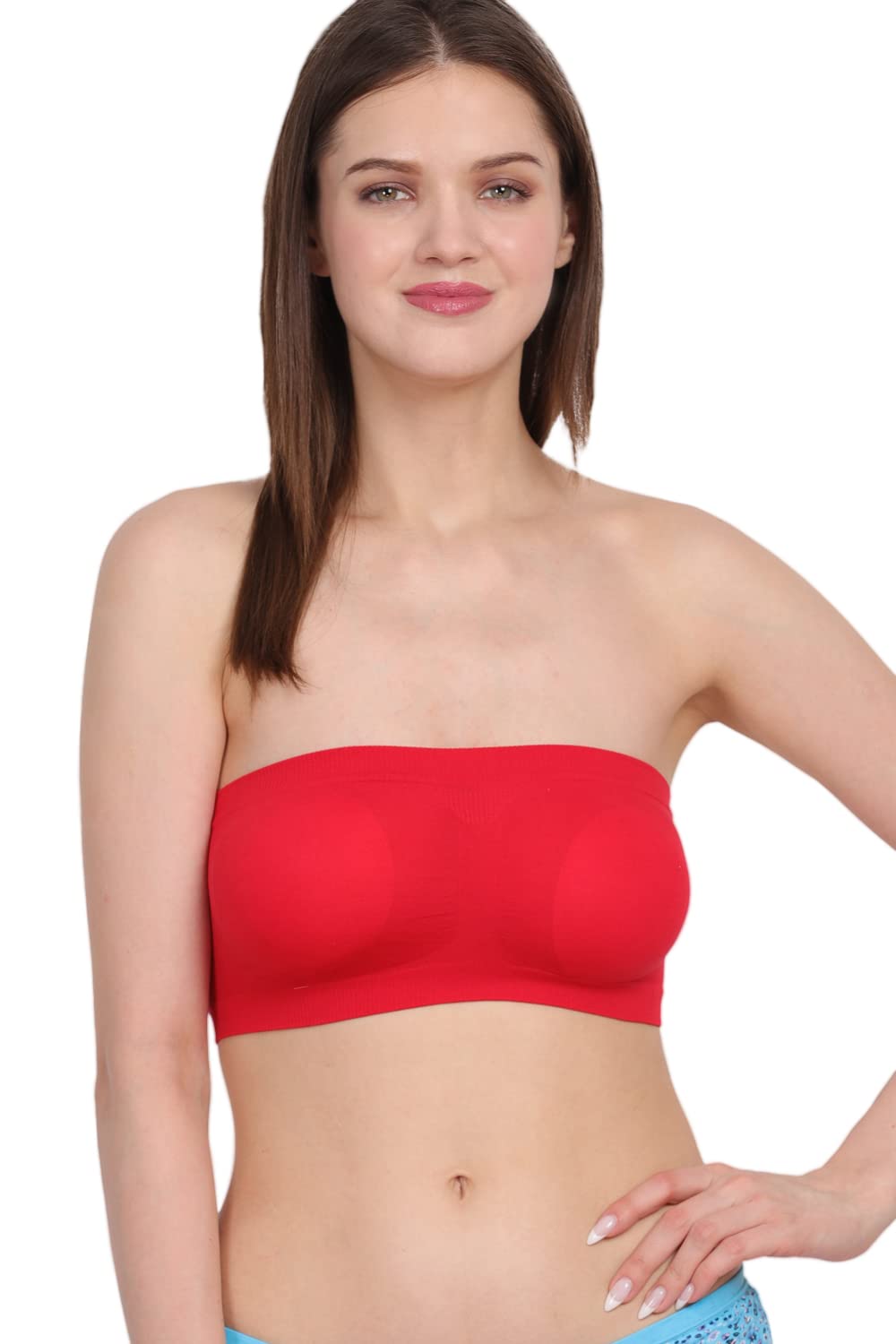 Amour Secret Women's Non Padded Tube/Bandeau Bra Free Size TB022 Fit to Size (30-36)