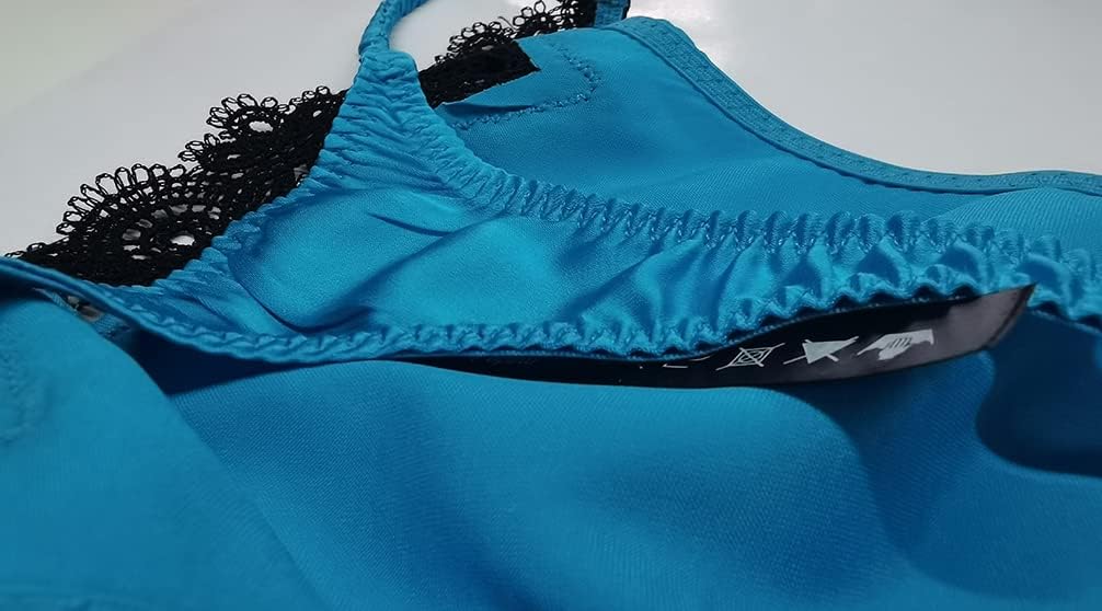 SilRiver Womens Silk Satin Thong Panties Lace G String Thong T Back Shiny Satin Underwear - Image 3