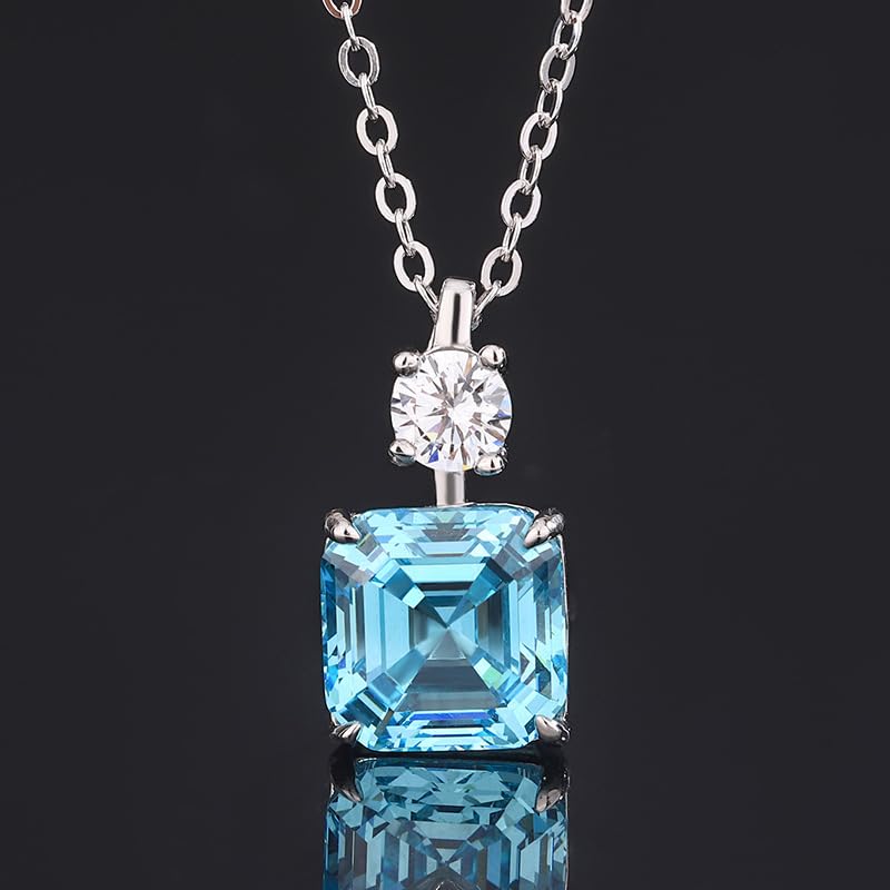 Conjuntos de joyas de boda para novias, damas de honor, collar con colgante de plata de ley 925, aretes de gota de imitación de circonita cúbica para mujer, accesorios de disfraz de graduación