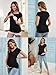 Ecavus 3PCS Women's Maternity Nursing Tops for Breastfeeding Short Sleeve Side Ruched Nursing Shirts