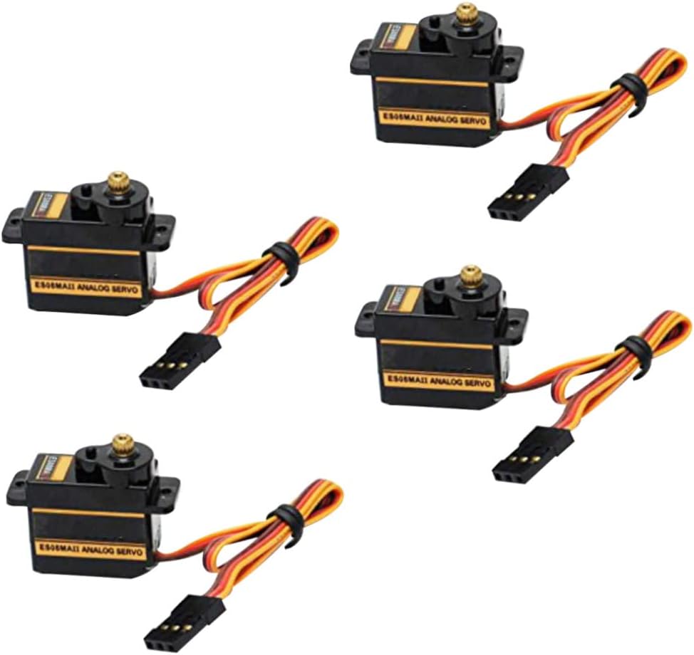 Metal Gear Servo Motor Mini ES08MA 12g 1.8kg 10s High Speed Torque Servo Motor 4PCS image 3