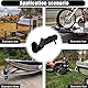 Anhängerkupplung Adapter für Us-Fahrzeuge,2 Zoll/50 mm Kupplungskugel Anhängerkupplung,Universal Anhänger Kugelhalterung,Kugelkopf Ackerschiene für LKW PKW Quad Traktor UVM,Wohnwagen
