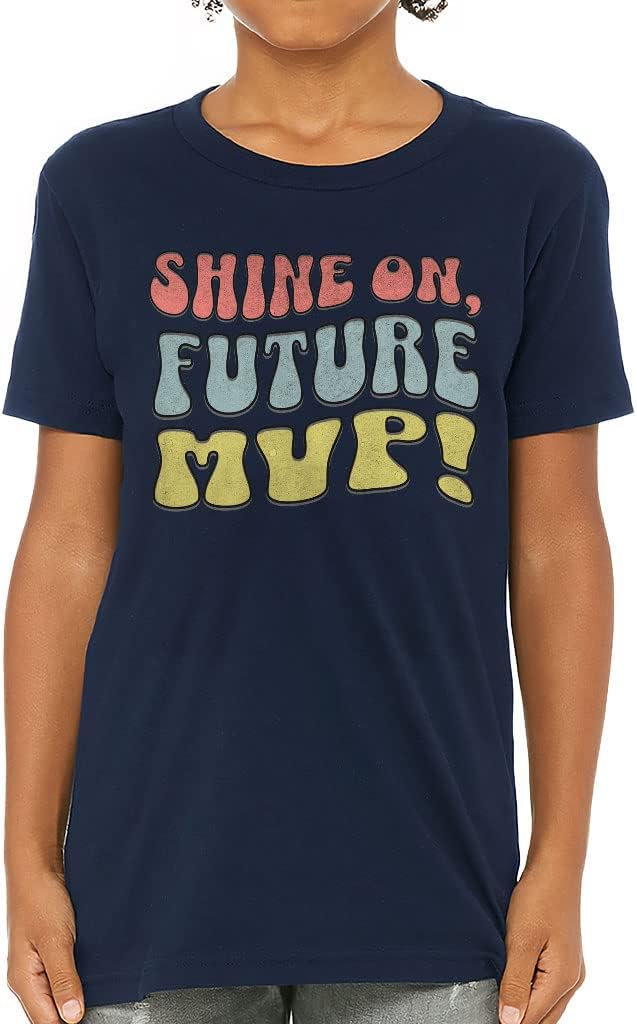 Basketball Themed Kids' T-Shirt - MVP T-Shirt - Cool Art Tee Shirt for Kids