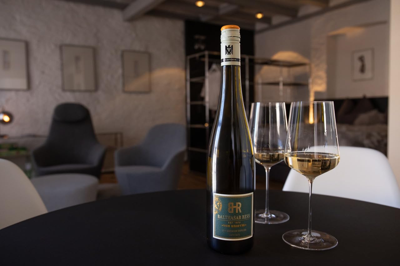 Balthasar Ress 2025 Von Unserm Riesling trocken im 6er-Paket, VDP.GUTSWEIN Rheingau, weißwein trocken mit Pfirsich und Limette