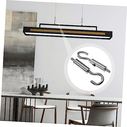 STOBAZA 5 piezas tensores de gancho y ojo para cables, herrajes para asegurar cuerdas y cables para uso interior y exterior miniatura 5