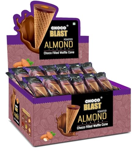 Pure Temptation Chocoblast Chocolate-Filled Waffle Cones [30 Piec...