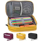 ✦ DIMENSIÓN: 23x7x14cm / 9.05x2.76x5.51 pulgadas (LxWxH). Peso: 0,19 kg / 0,42 libras. Capacidad: 3.9L Bolsillo frontal: 18x10.5cm / 7.1x4.1 pulgadas (LxH) Muñequera desmontable: 18cm / 7.1 pulgadas Seis bucles elásticos Diámetro para lápices y bolígrafos: 1 cm / 0.39 pulgadas Tres ranuras elásticas Diámetro para marcadores: 3 cm / 1.18 pulgadas.