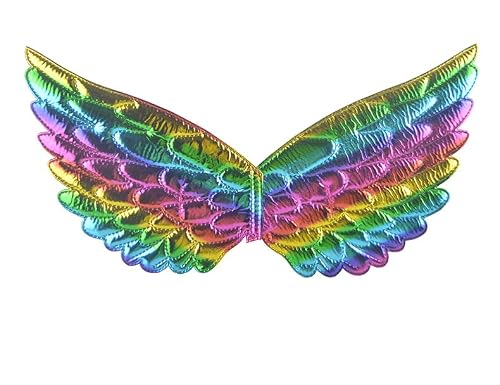 5 Pcs Unicorn Wings For Princess Costume Rainbow Unicorns Colorful Wing Accessories Birthday Halloween Party #TOP4