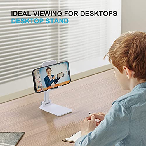 Support de téléphone de bureau réglable pour des vidéos mains libres