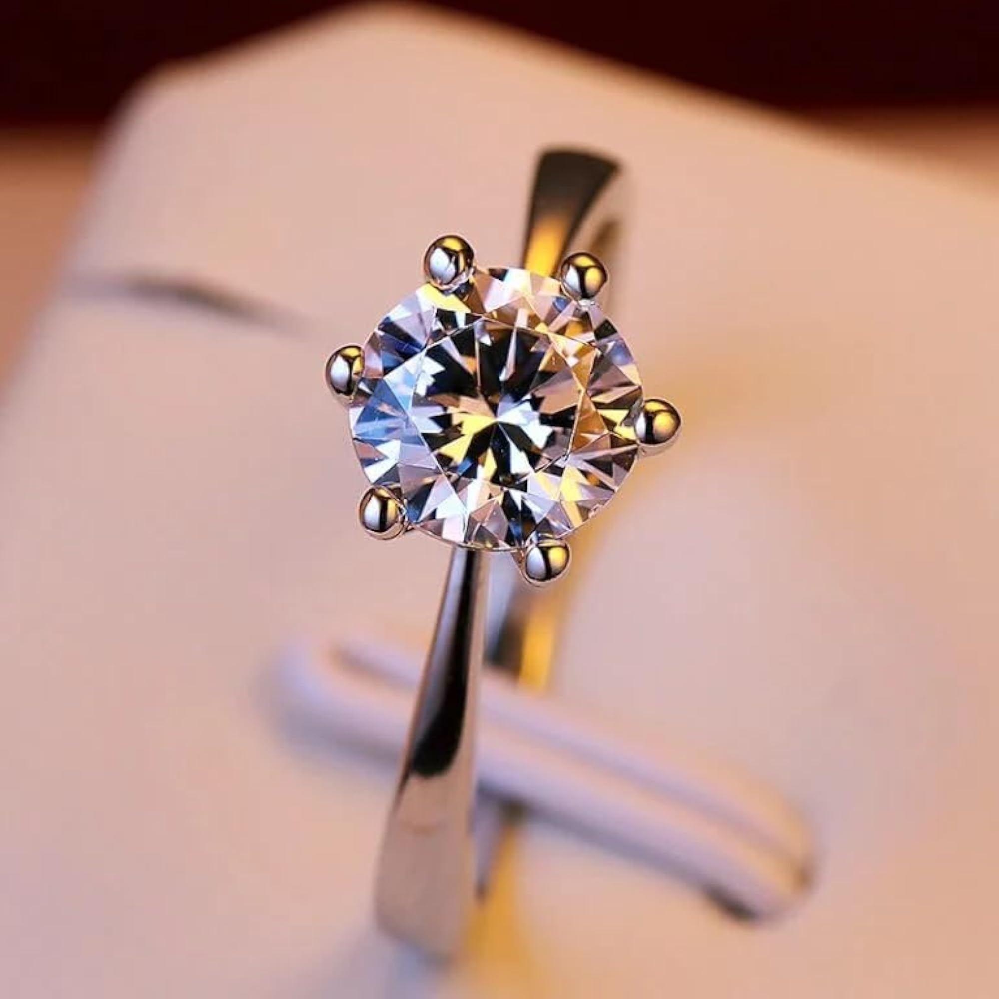 Fidelity Solitaire Ring, Waterproof and Durable