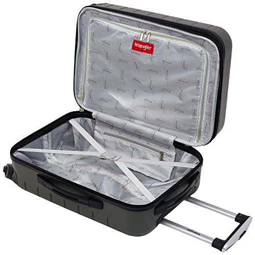 Image of Wrangler Smart Spinner Hardside Luggage, 2 Piece Set, Deep Depths