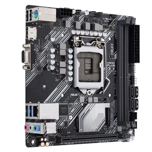 Carte mère H410I-PLUS LGA 1200 DDR4 M.2 pour configuration informatique compacte