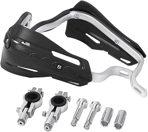 PowerMotor Guardamanos universal para motocross, protector de mano universal de 7/8 pulgadas, 0.866 in y 1 1/8 pulgadas, 1.102 in, barra de cepillo