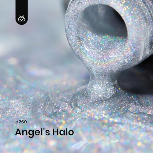 beetles Gel Polish 15ml Holographic 9D Cat Eye Shiny Glitter Rainbow Effect Cat Eye Soak Off Uv Gel Nail Polish with Magnetic Stick for DIY Nail Salon Fall Nail Art Nails - Image 3