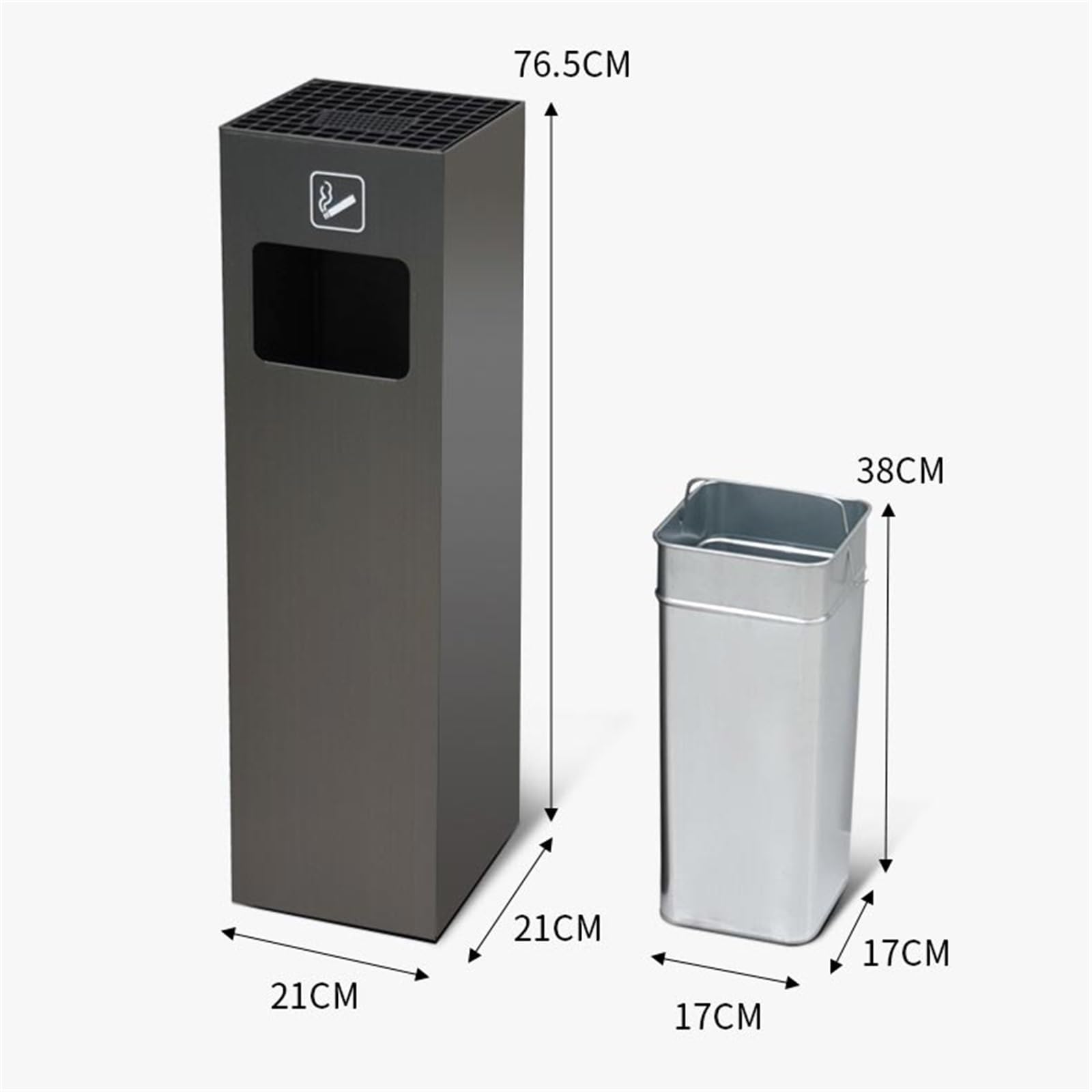 Papelera Contenedor De Basura Comercial Interior bote de basura de cocina