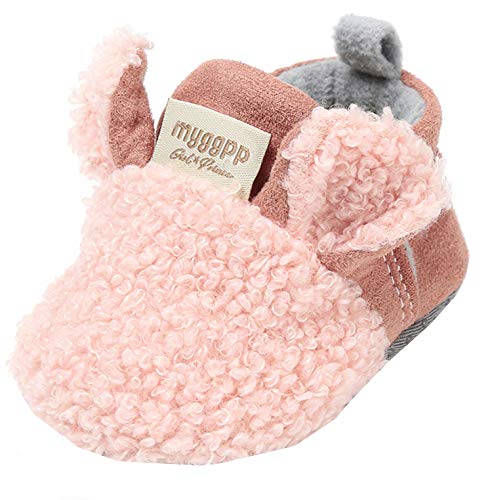 Baby Winter Slippers Baby Winter Shoes for Newborns and Infants?Cozy Fleece Booties,Winter Warm Shoes for Baby