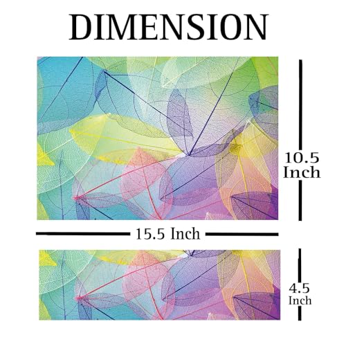Image of Full Laptop Skin Stickers HD Quality Sticker for Laptops Upto 15.6 inch (Dustproof|Waterproof|Scratchproof|Reusable) - BL Leaf FL RON1