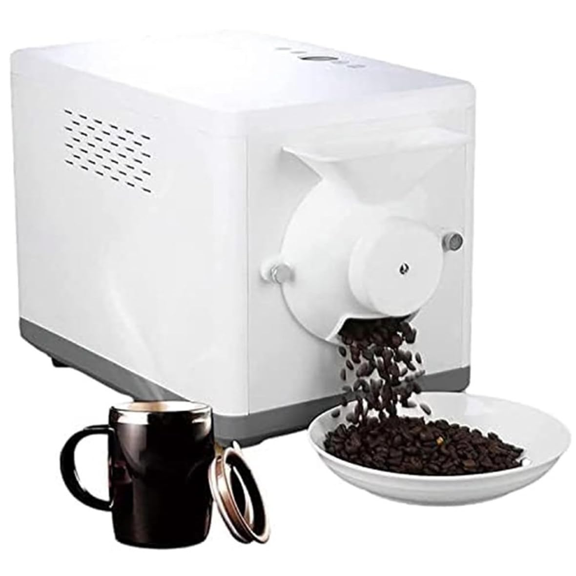 Torréfacteur de café 1600 W,machine de torréfaction de grains de café domestique 1500 G, machine de torréfaction de grains de café électrique réglable en température de 0 à 250 ℃