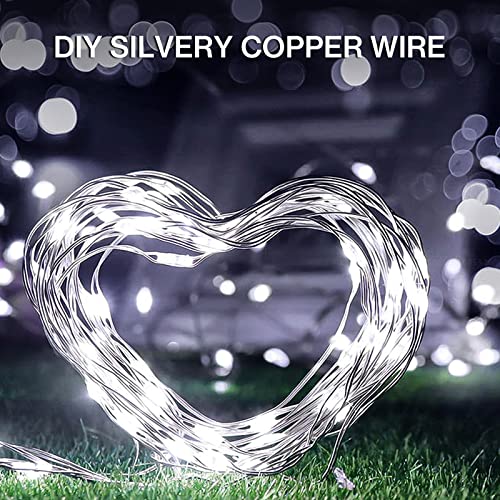 Olafus 16 Pack Fairy Lights Battery Operated, Ip68 Waterproof Mini Firefly String Light, 7Ft Copper Wire Micro Led Starry Light For Christmas Decorations Indoor Wedding Party Diy Tree Gift Cool White #TOP3