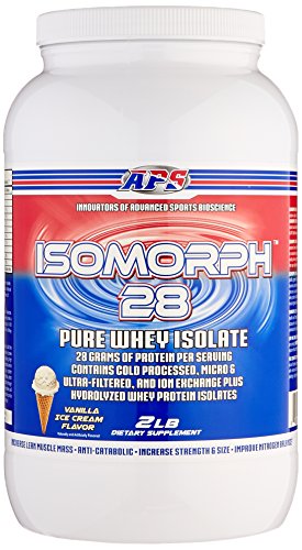 APS Nutrition Isomorph Protein Powder Supplement | Whey Protein Isolate | Ultra- Filtered | 28g Protein | Vanilla Ice Cream, 2 Pound (Pack of 1)