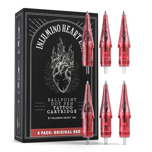 Inlumino Heart Ink Ballpoint Pen Cartridges – Original Red Ink