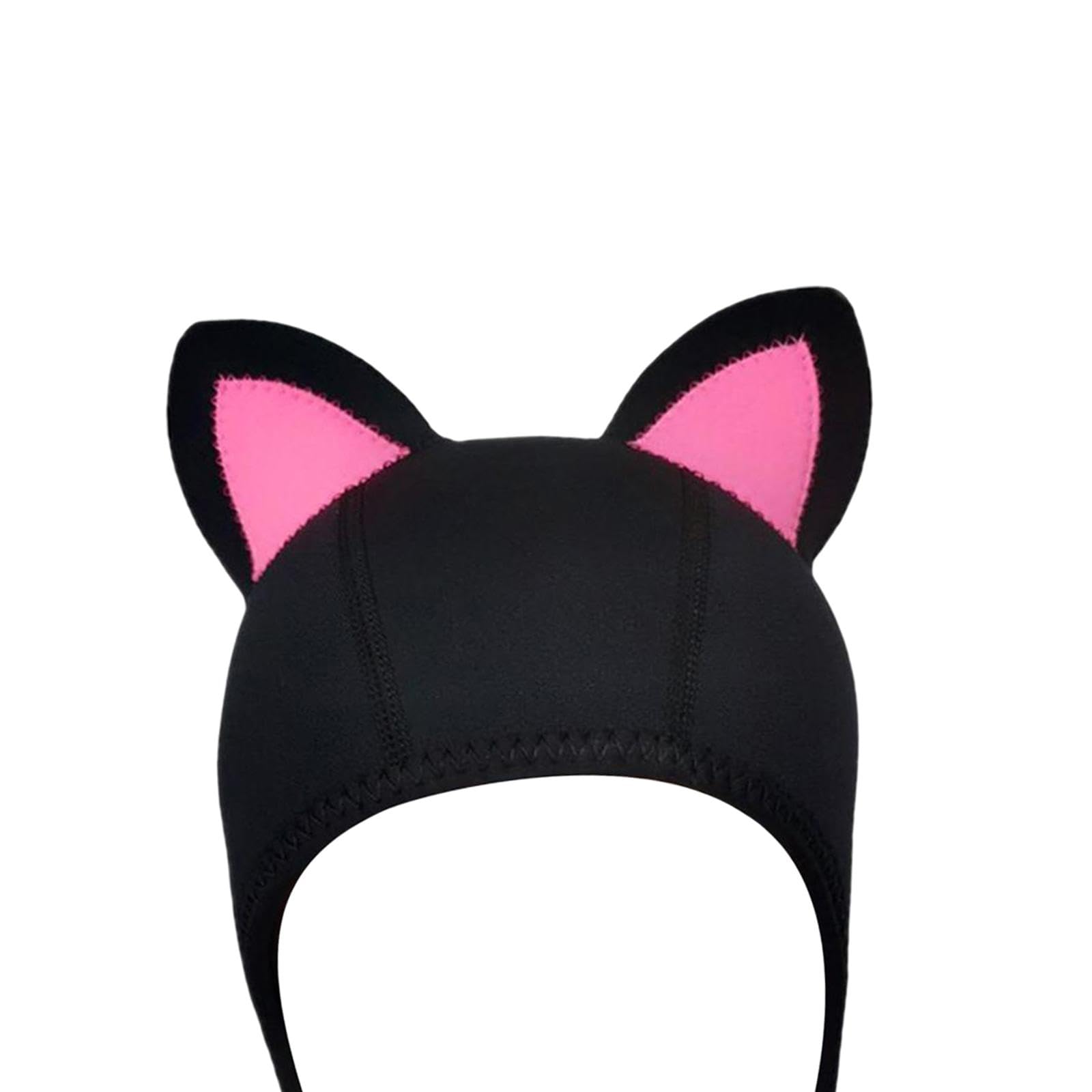 Cappuccio da Sub, Cuffia da Nuoto in Neoprene, Simpatico Cappuccio da Sub per Uomo E Donna, Cuffia da Surf per Canoa, Nero Rosa