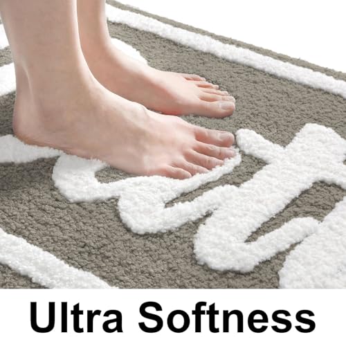 Image of Luxe Home Super Soft Canada Bath Bath Mat Non-Slip Machine Washable Bathroom Mat for Home, Bedroom and Living Room (40x60 cm) - Pack of 1
