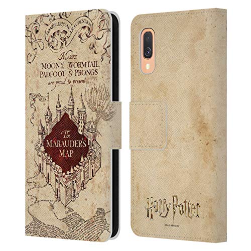 Head Case Designs Officially Licensed Harry Potter The Marauder's Map Prisoner of Azkaban II Leather Book Wallet Case Cover Compatible with Samsung Galaxy A10 (2019)