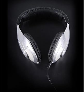 DJ Tech HPM1200 Multi-Purpose Headphones with 100-18kHz Ultra-Wide Frequency Response and 1/8 TRS Stereo Jack Plus 1/4 TRS Adaptor, 32 Ohms Impedance