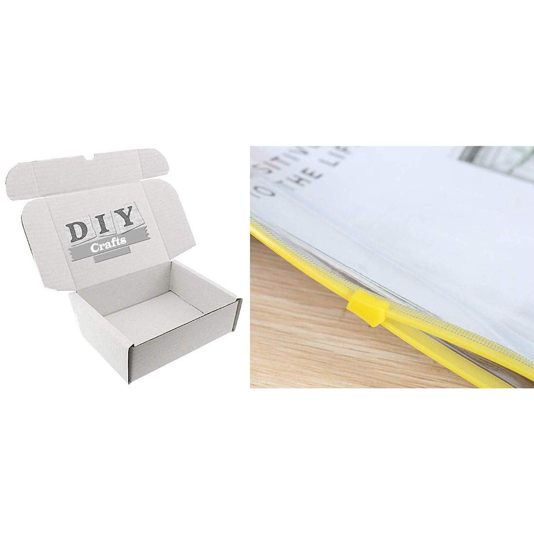 Amazon | DIY Crafts プラスチックジップロックバッグ カード Amazon | DIY Crafts プラスチックジップロックバッグ カード